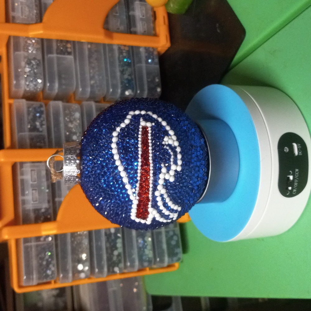 Handmade xmas ornament NFL Buffalo Bills